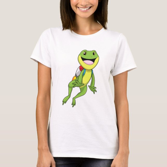 Frosch mit Jetpack T-Shirt (Vorderseite)
