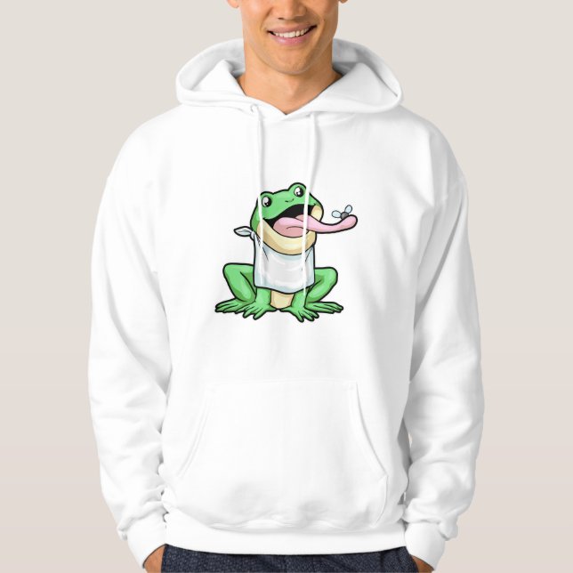 Frosch mit Käfer Hoodie (Vorderseite)