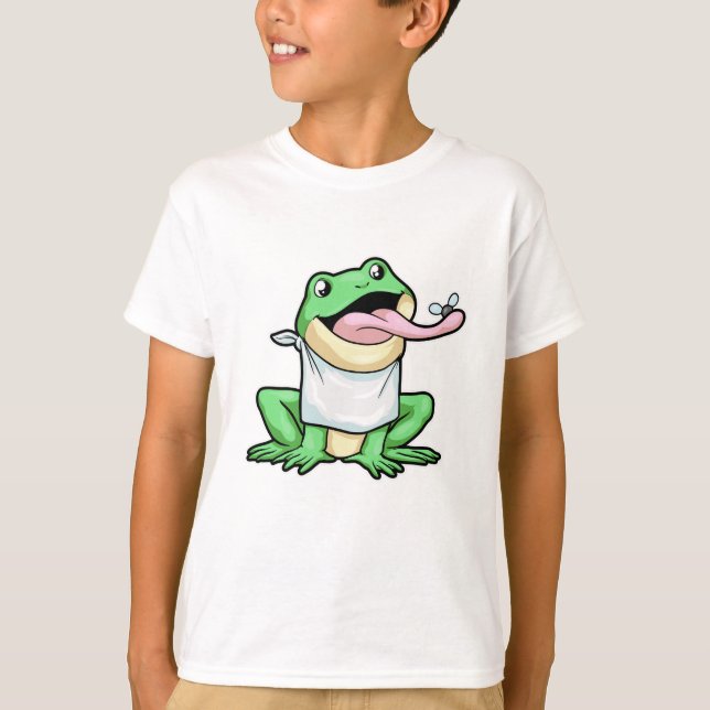 Frosch mit Käfer T-Shirt (Vorderseite)