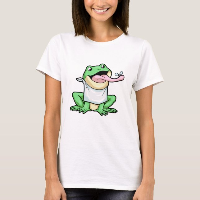 Frosch mit Käfer T-Shirt (Vorderseite)