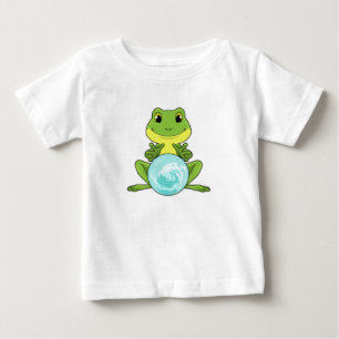 Frosch mit Kristallkugel Baby T-shirt