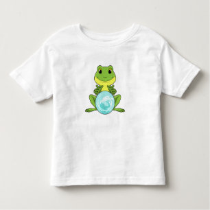 Frosch mit Kristallkugel Kleinkind T-shirt