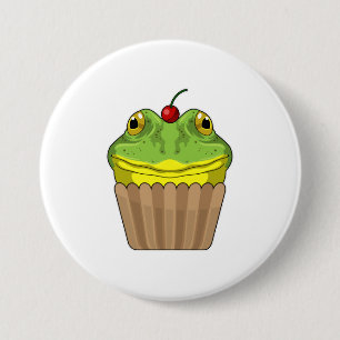 Frosch mit Muffin Button