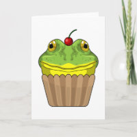 Frosch mit Muffin