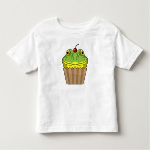 Frosch mit Muffin Kleinkind T-shirt