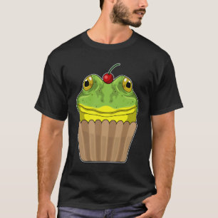 Frosch mit Muffin T-Shirt