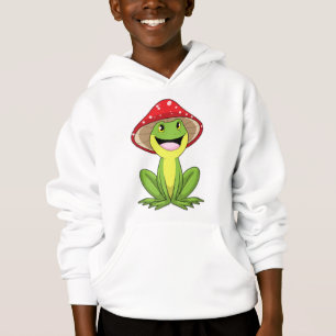 Frosch mit Pilz Hoodie