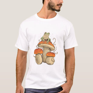 Frosch mit Pilzen T-Shirt