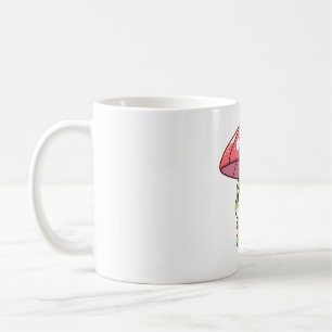 Frosch mit Pilzschirm Kaffeetasse