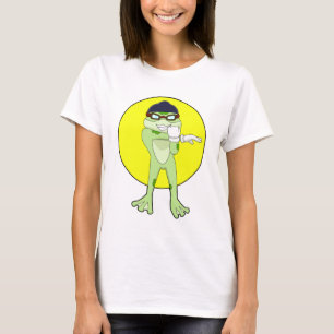 Frosch mit Schwimmbrille T-Shirt