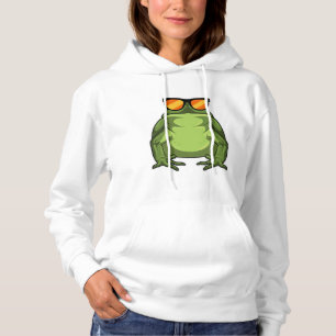 Frosch mit Sonnenbrille Hoodie