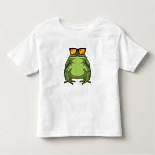 Frosch mit Sonnenbrille Kleinkind T-shirt