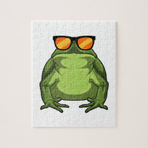 Frosch mit Sonnenbrille Puzzle