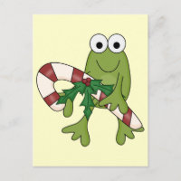 Frosch mit Süßkanistenhemden und Geschenken