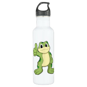 Frosch mit Zustimmung Edelstahlflasche