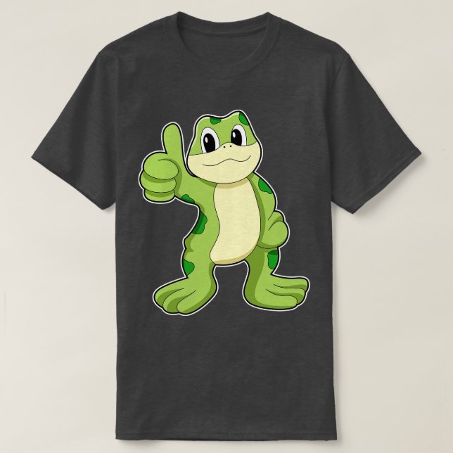 Frosch mit Zustimmung T-Shirt (Design vorne)