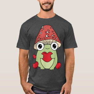 Frosch Mushroom Goblincore Kernästhetisches T-Shir T-Shirt