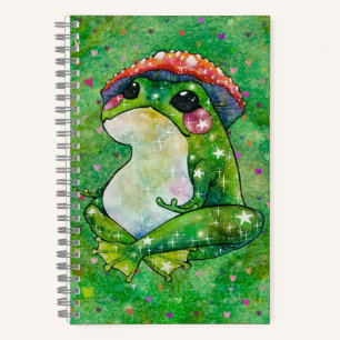 Frosch namens Clover Notizbuch