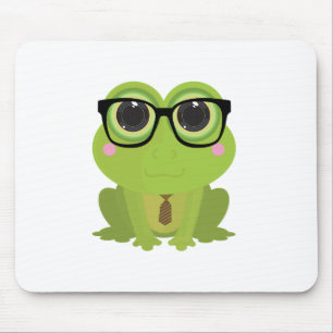 Frosch-Nerd Mousepad