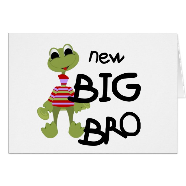 Frosch neue große Bro T-Shirts und Geschenke (Vorderseite (Horizontal))