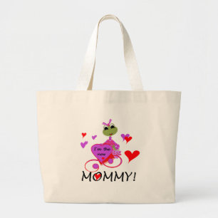 Frosch New Mommy T - Shirt und Geschenke Jumbo Stoffbeutel