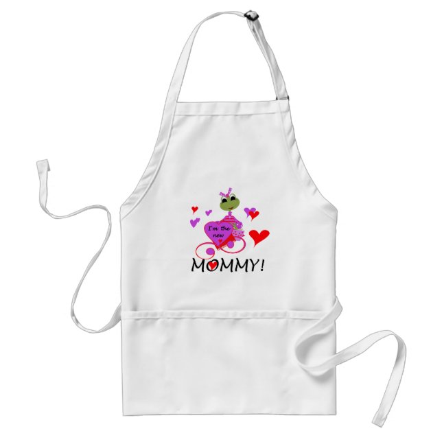 Frosch New Mommy T - Shirt und Geschenke Schürze (Vorne)