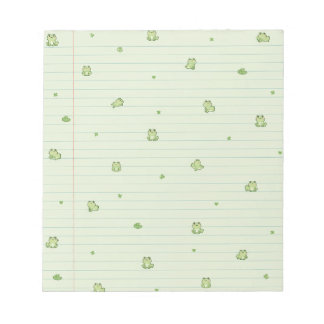 Frosch Notizblock