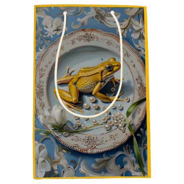 Frosch - Papiertüte Mittlere Geschenktüte (Vorderseite)