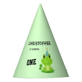 Frosch Party Erstgeburt Sumpf Grüner Frogg Partyhütchen