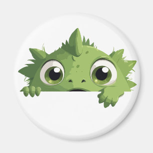 Frosch Peeking Niedlich Adorable Funny Animal Cart Magnet