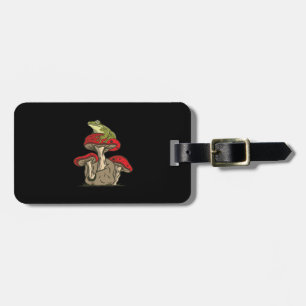 Frosch-Pilz-Cottagecore-Klassischer Retro-Charme Gepäckanhänger