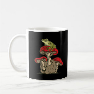 Frosch-Pilz-Cottagecore-Klassischer Retro-Charme Kaffeetasse