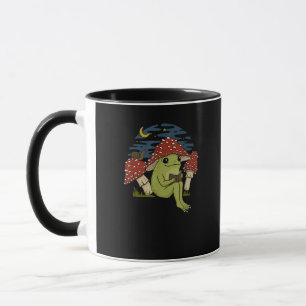 Frosch-Pilz-Hut-Lesebuch - Cottagecore-Gobli Tasse