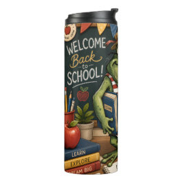 Frosch PNG Zurück zur Schule, Lehrer-Klassenzimmer Thermosbecher