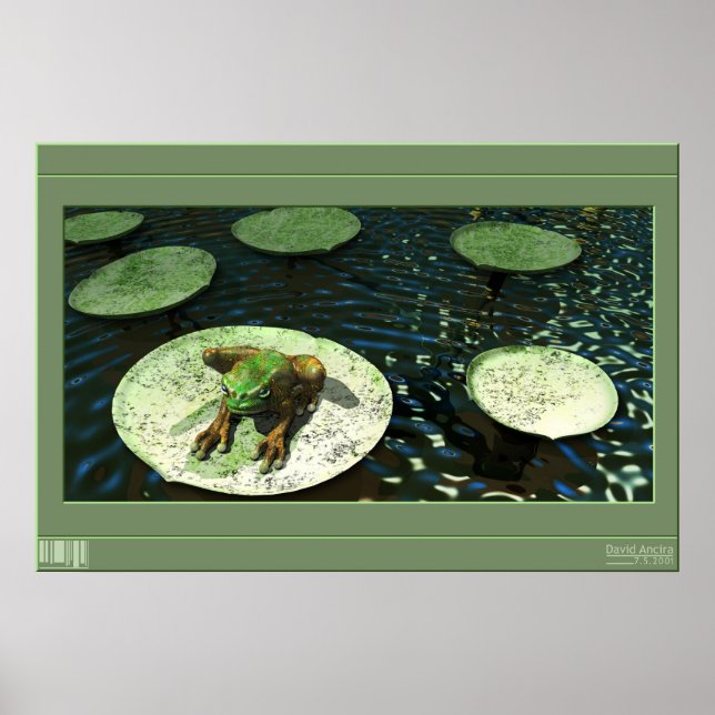 Frosch Poster (Vorne)