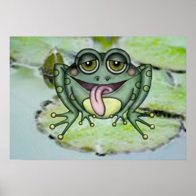 Frosch Poster (Vorne)