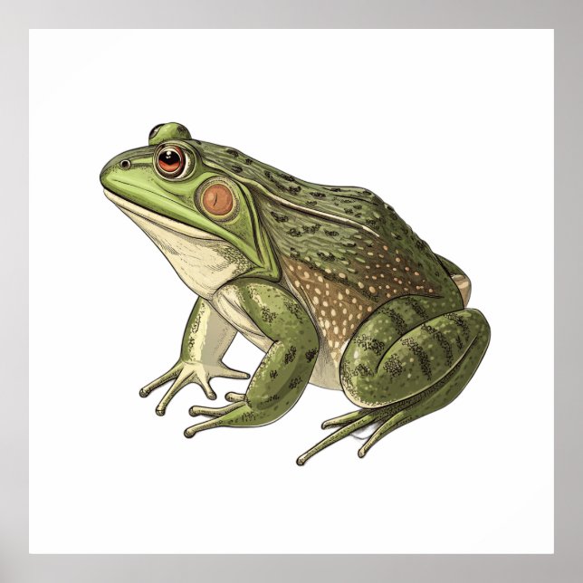 Frosch Poster (Vorne)