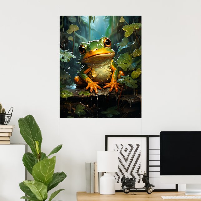 Frosch Poster (Heimbüro)