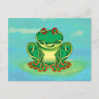 Frosch Postkarte