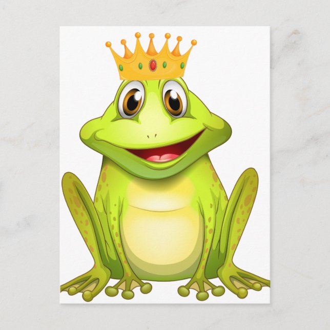 Frosch Postkarte (Vorderseite)
