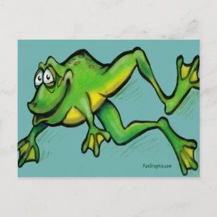 Frosch Postkarte