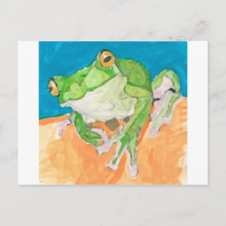 Frosch Postkarte