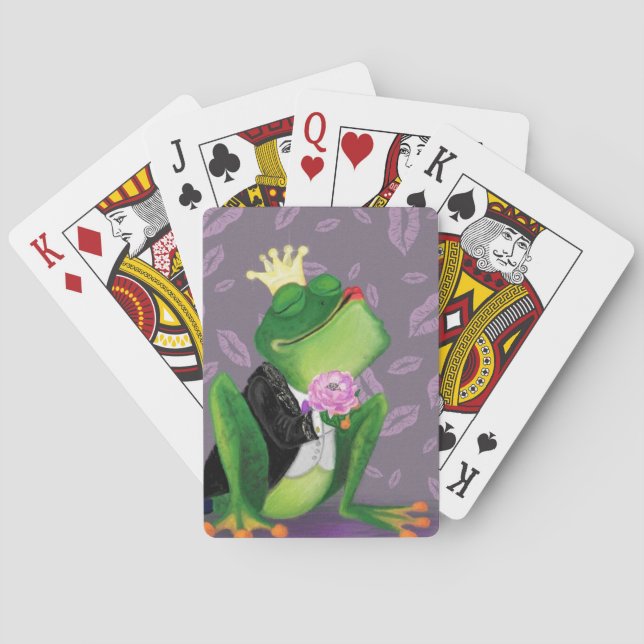 Frosch Prince Funny Playing Cards Spielkarten (Rückseite)