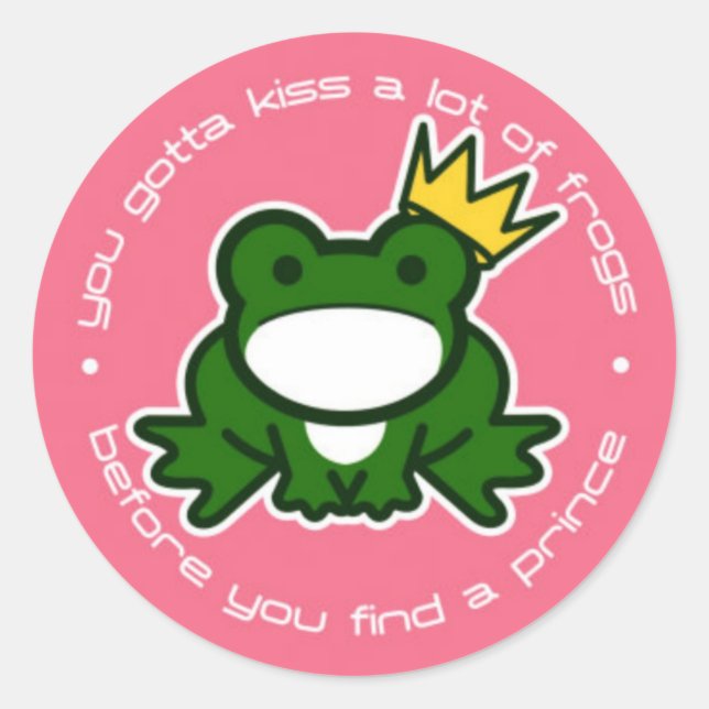 Frosch Prince Sticker (Vorderseite)