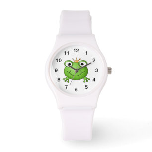 Frosch-Prinz. Glücklicher Frosch Armbanduhr