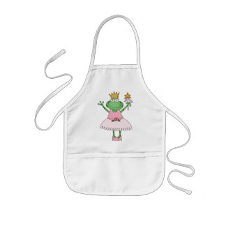 Frosch-Prinzessin Apron Kinderschürze