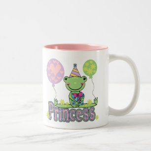 Frosch-Prinzessin Birthday Tshirts und Geschenke Zweifarbige Tasse