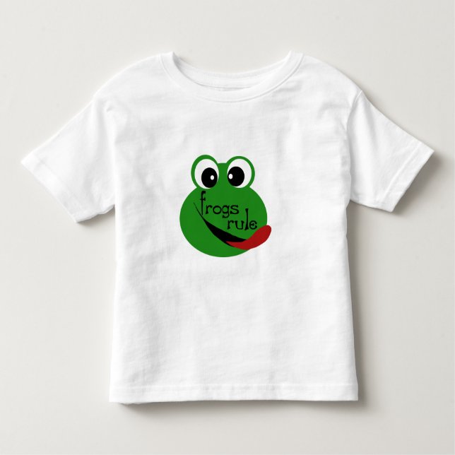 Frosch-Regel Kleinkind T-shirt (Vorderseite)