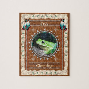 Frosch-Reinigungsenergie Puzzle