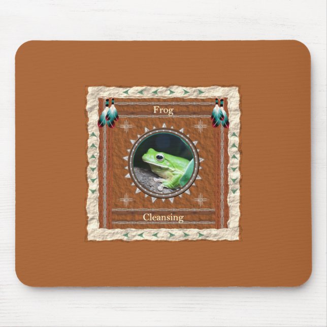 Frosch - Reinigungsmauspad  Mousepad (Vorne)